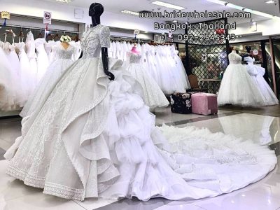 ชุดเจ้าสาวแบบใหม่อลังการ ชุดเจ้าสาวขายถูกไม่แพง Bridal Gown Store Bangkok Thailand